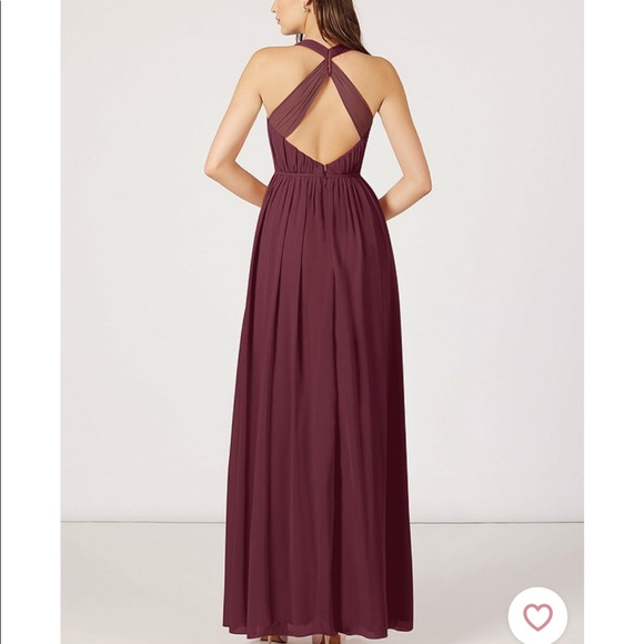 Azazie Cabernet Bridesmaid Dress - Picture 2 of 4